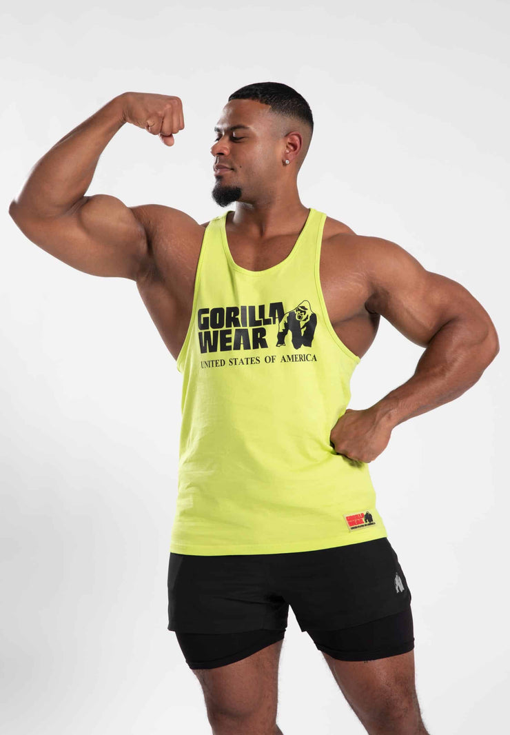 Gorilla Wear Classic Tank Top - Lime