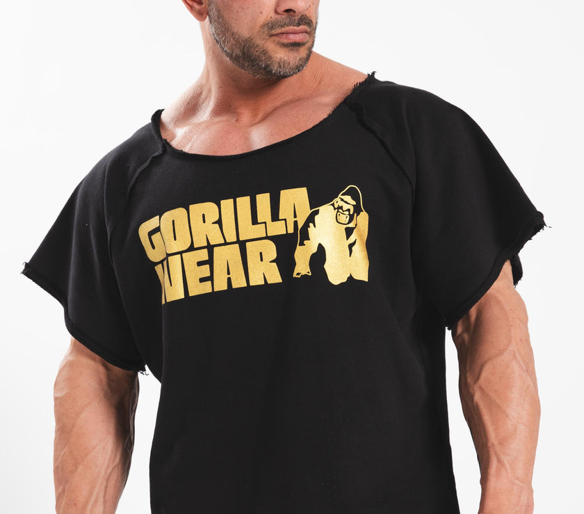 Gorilla Wear Classic Workout Top - Schwarz/Gold