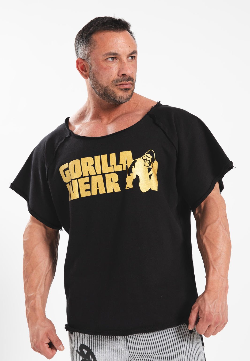 Gorilla Wear Classic Workout Top - Schwarz/Gold