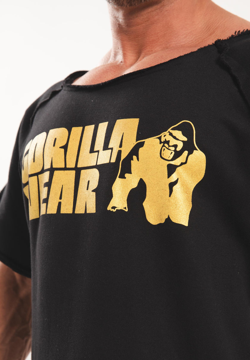 Gorilla Wear Classic Workout Top - Schwarz/Gold