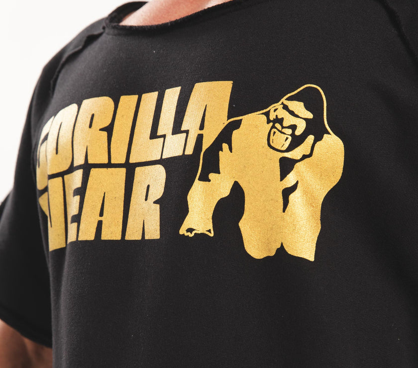 Gorilla Wear Classic Workout Top - Schwarz/Gold