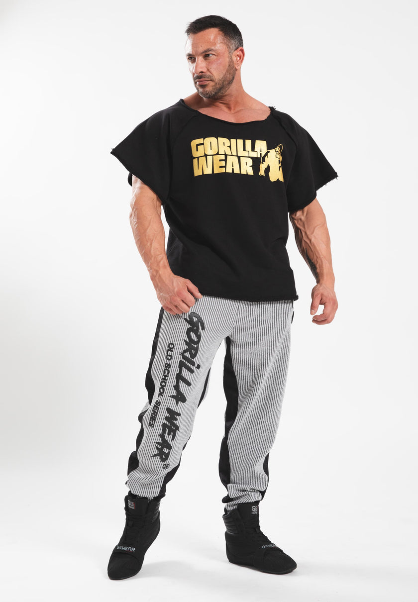 Gorilla Wear Classic Workout Top - Schwarz/Gold