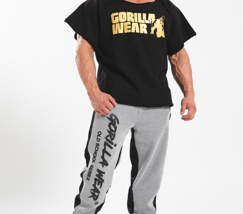 Gorilla Wear Classic Workout Top - Schwarz/Gold