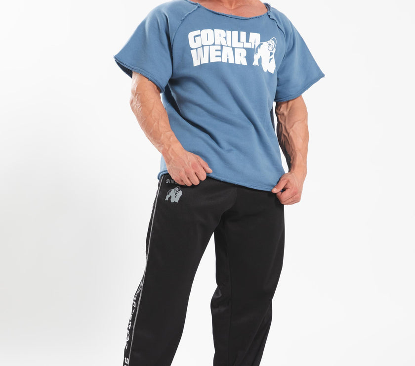 Gorilla Wear Classic Workout Top - Blau/Weiss