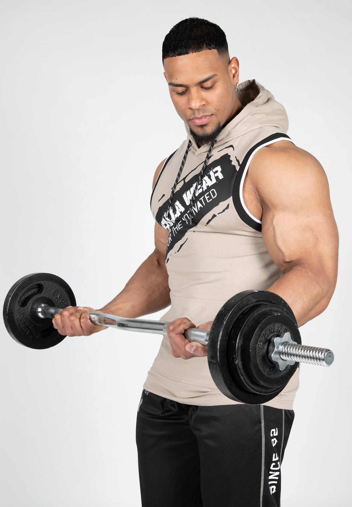 Gorilla Wear Loretto Hooded Tank Top - Beige