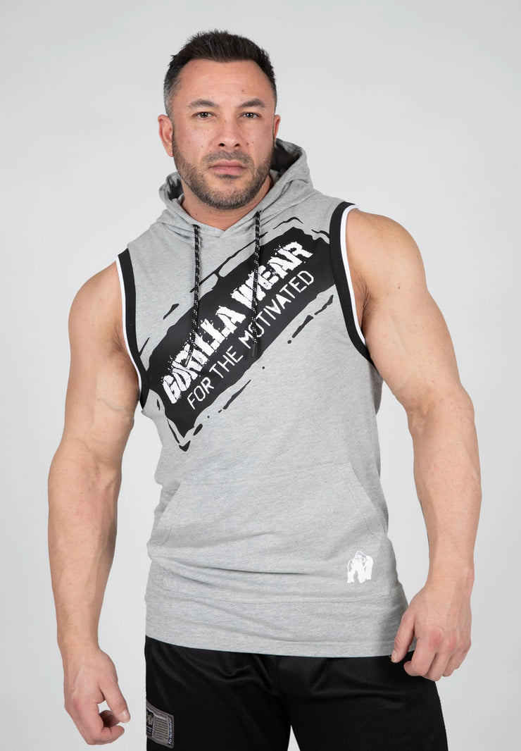 Gorilla Wear Loretto Hooded Tank Top - Grau