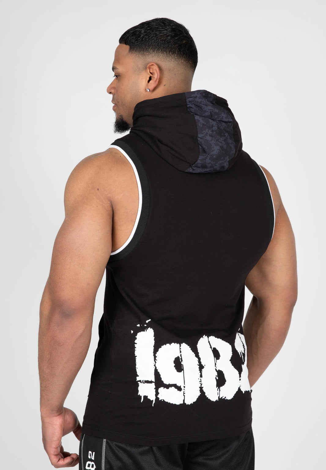 Gorilla Wear Loretto Hooded Tank Top - Schwarz