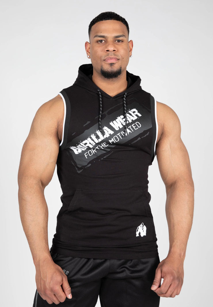 Gorilla Wear Loretto Hooded Tank Top - Schwarz