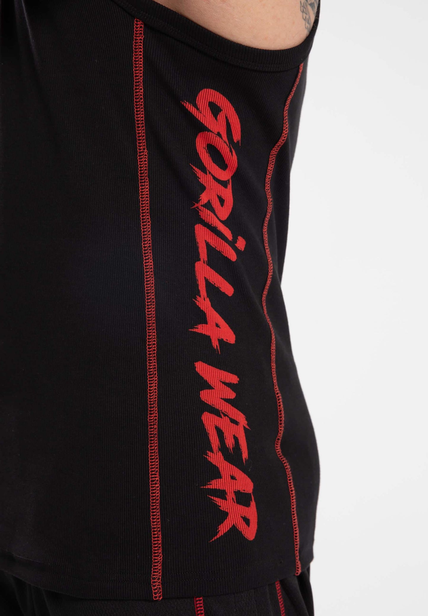 Gorilla Wear Monterey Tank Top - Schwarz/Rot