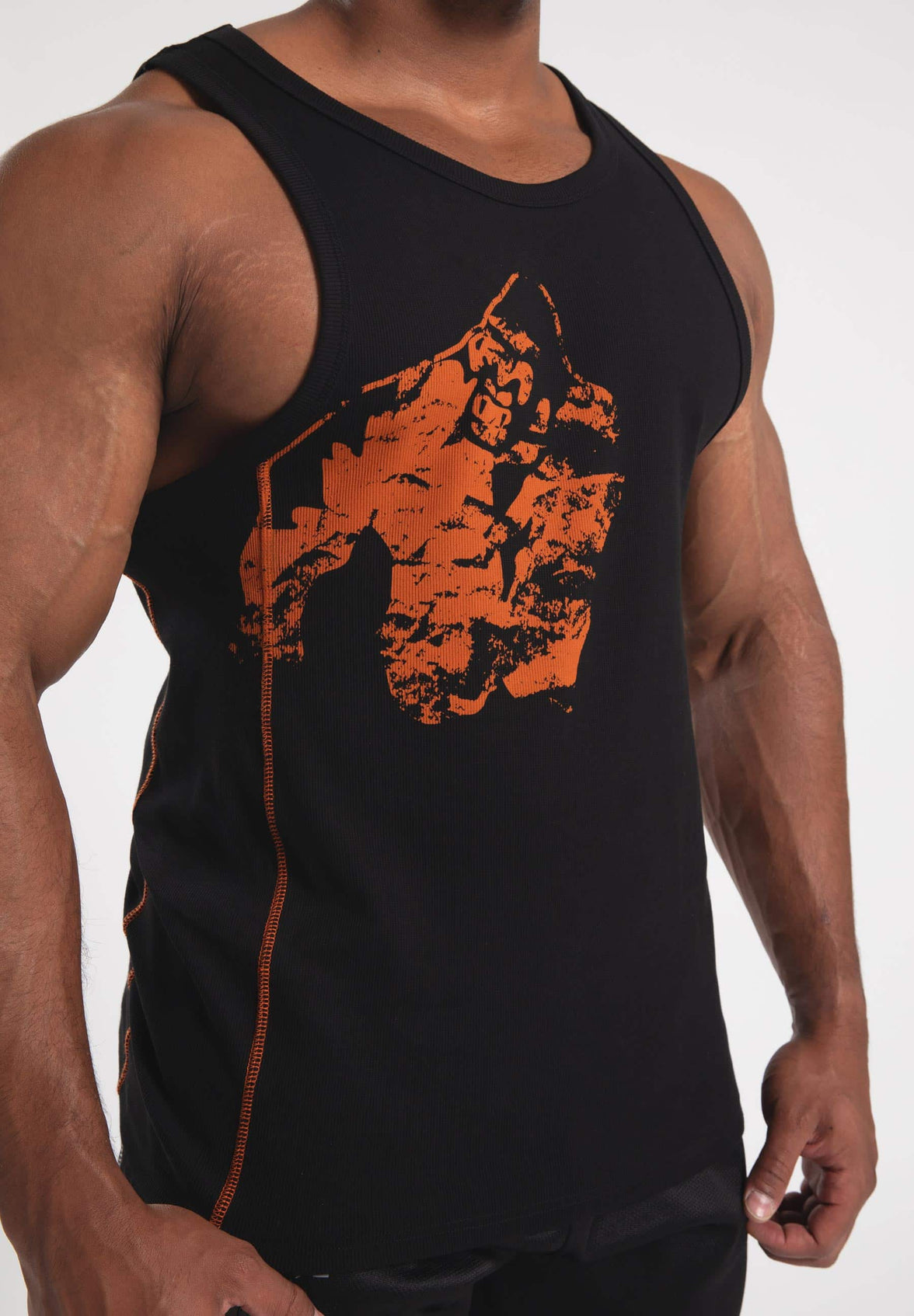 Gorilla Wear Monterey Tank Top - Schwarz/Orange