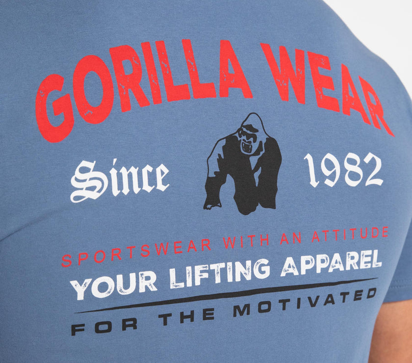 Gorilla Wear Warren T-Shirt - Blau