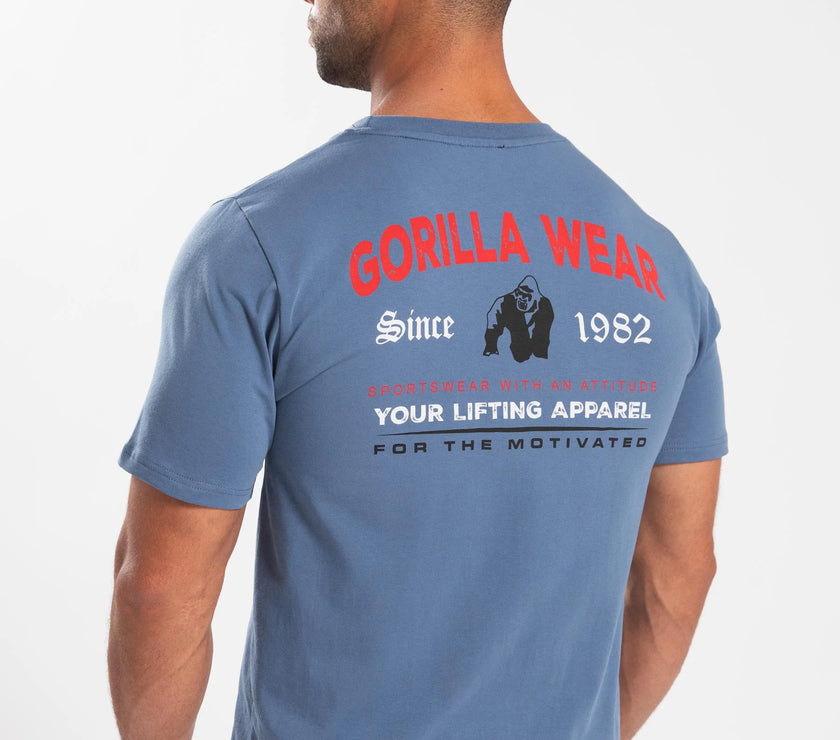 Gorilla Wear Warren T-Shirt - Blau