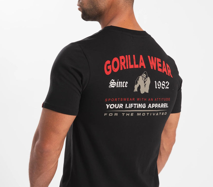 Gorilla Wear Warren T-Shirt - Schwarz