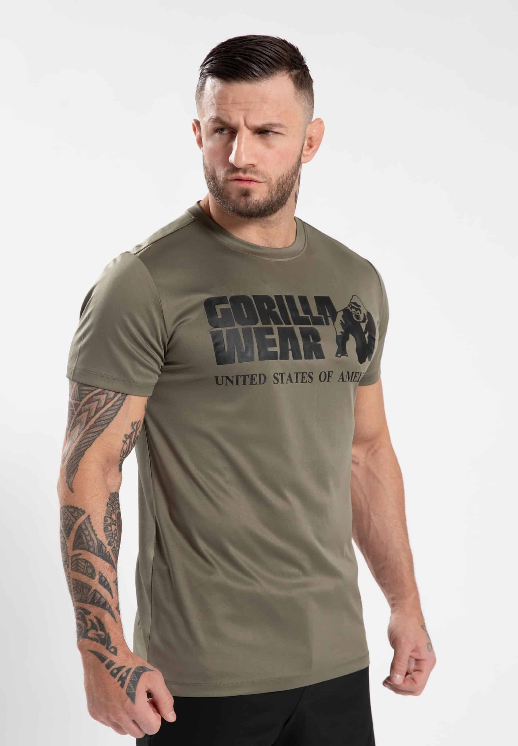 Gorilla Wear Classic Training T-Shirt - Army Green