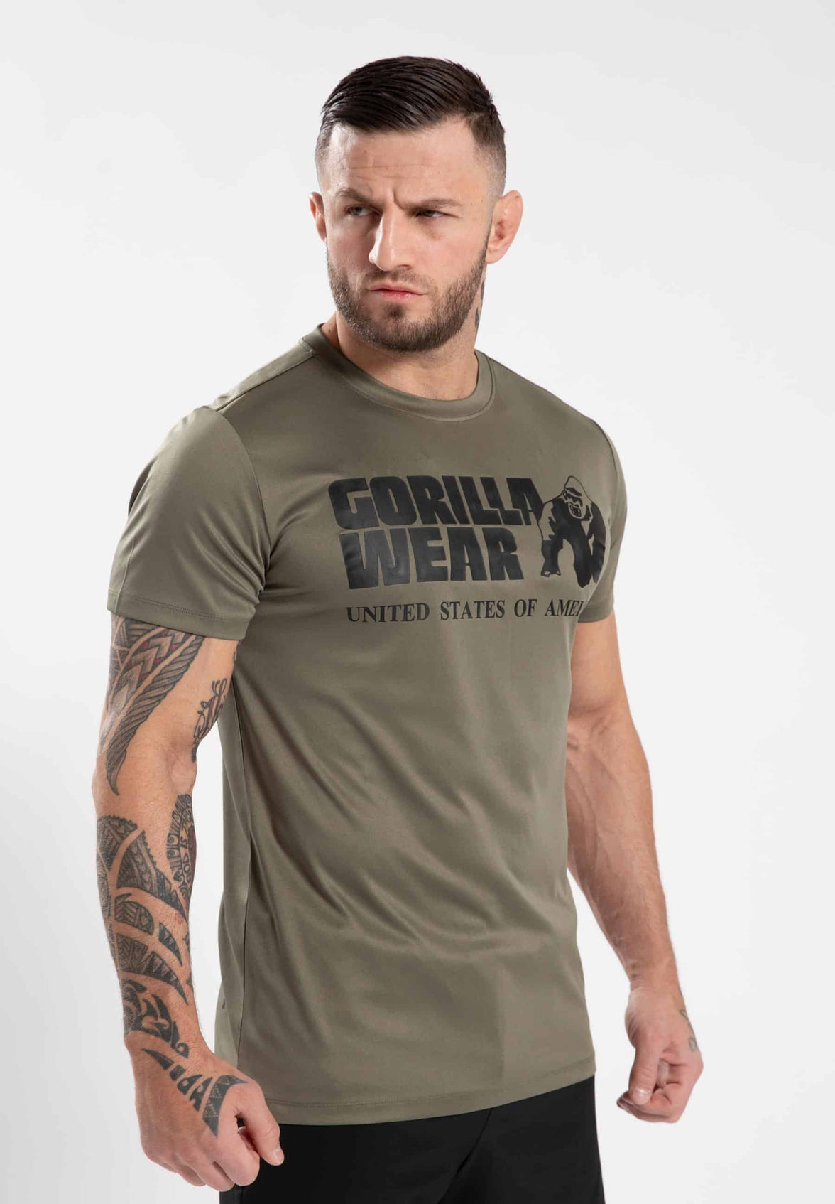 Gorilla Wear Classic Training T-Shirt - Army Green