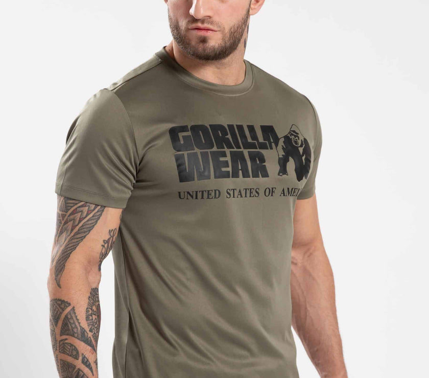 Gorilla Wear Classic Training T-Shirt - Army Green