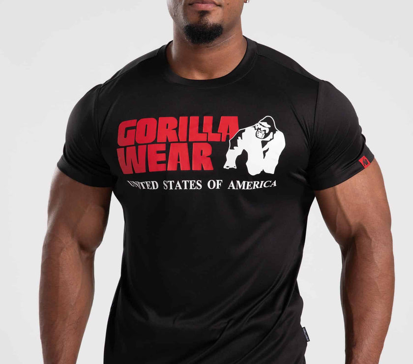 Gorilla Wear Classic Training T-Shirt - Schwarz