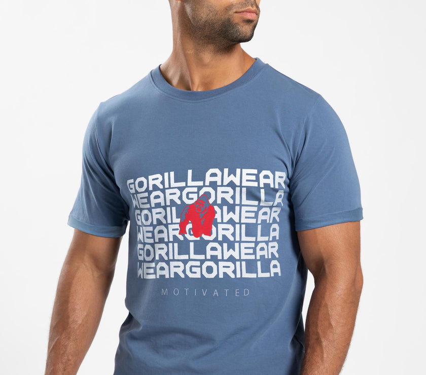 Gorilla Wear Bradley T-Shirt - Blau