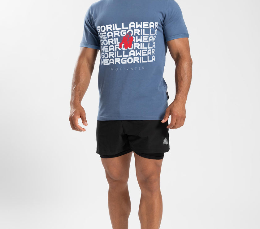 Gorilla Wear Bradley T-Shirt - Blau