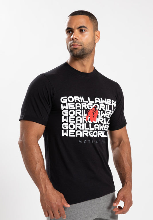 Gorilla Wear Bradley T-Shirt - Schwarz