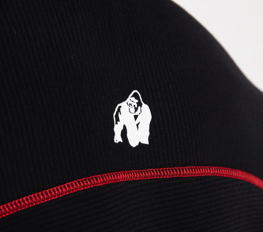 Gorilla Wear Finley Oversized T-Shirt - Schwarz/Rot