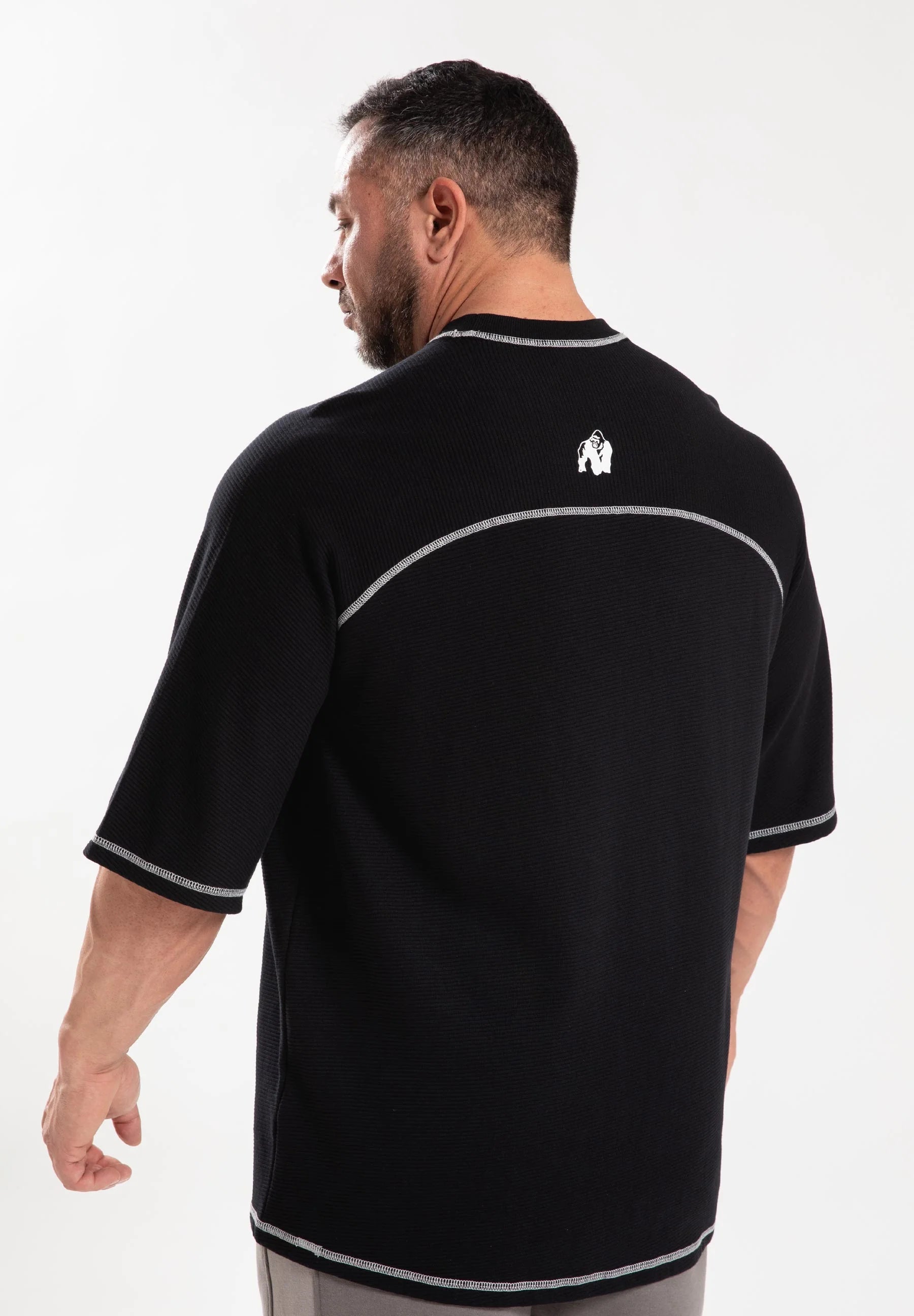 Gorilla Wear Finley Oversized T-Shirt - Schwarz/Grau