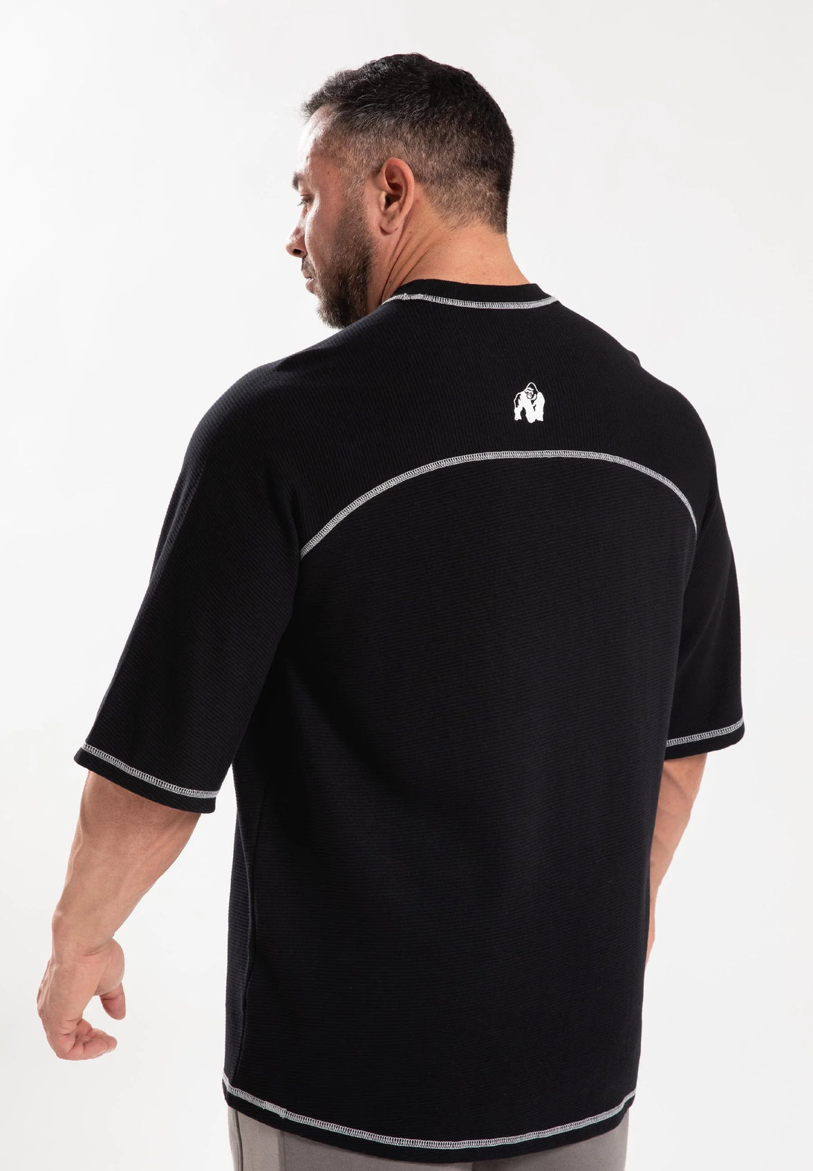 Gorilla Wear Finley Oversized T-Shirt - Schwarz/Grau