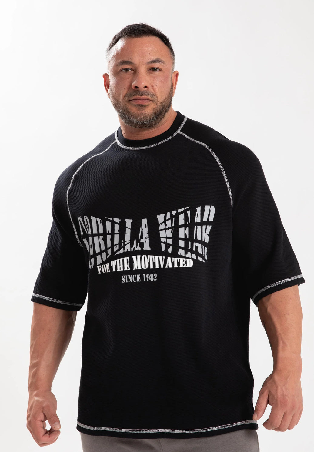 Gorilla Wear Finley Oversized T-Shirt - Schwarz/Grau