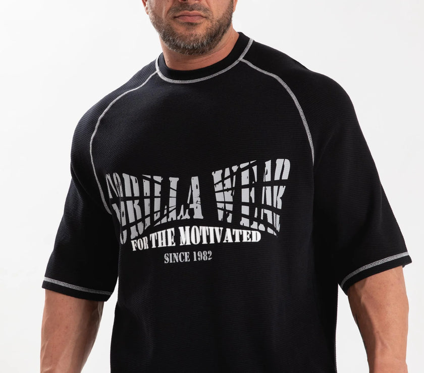 Gorilla Wear Finley Oversized T-Shirt - Schwarz/Grau