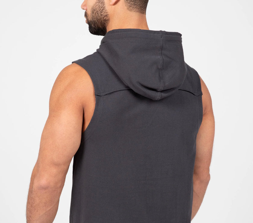 Gorilla Wear Chico SL Hooded T-Shirt - Washed Gray