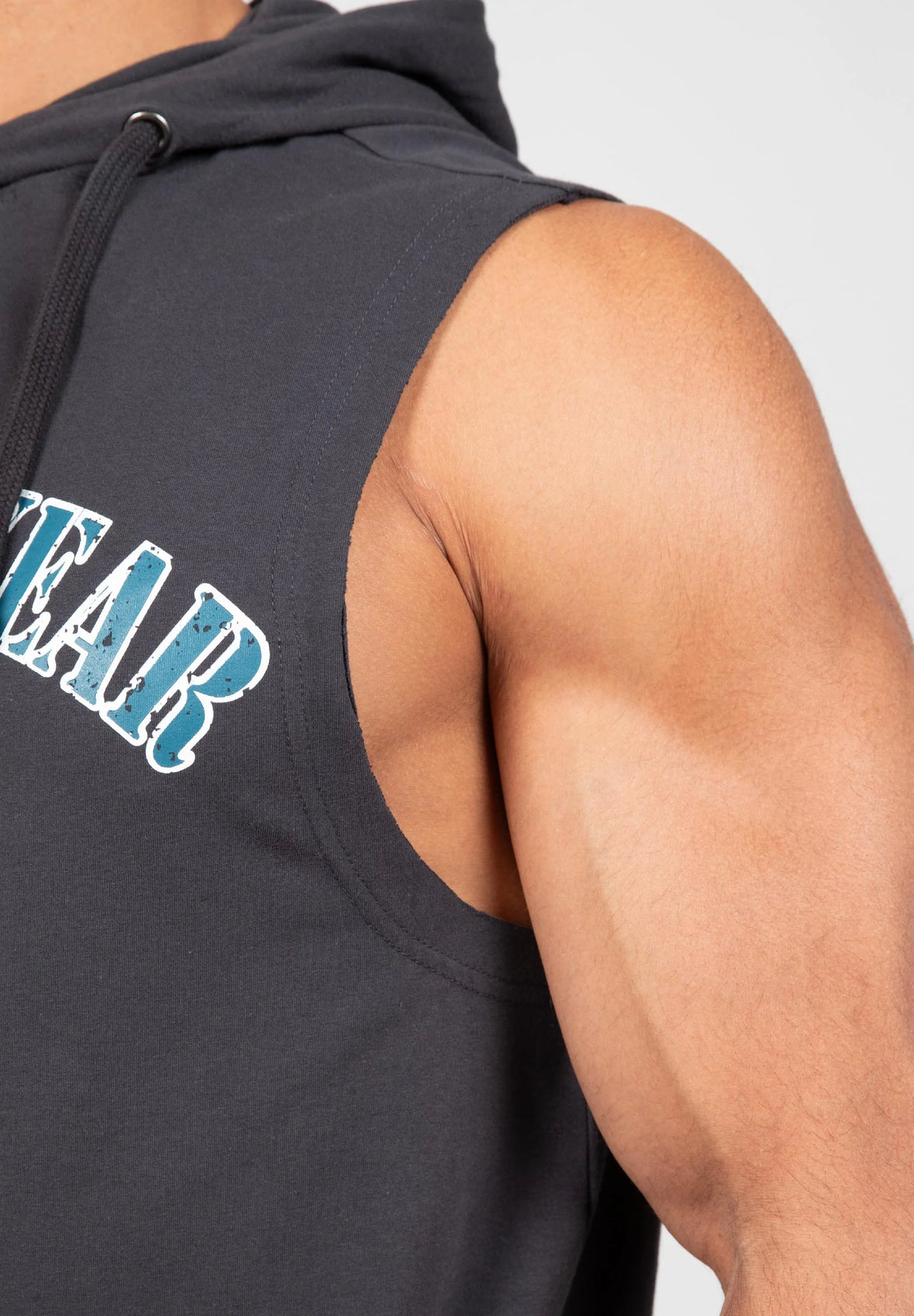 Gorilla Wear Chico SL Hooded T-Shirt - Washed Gray