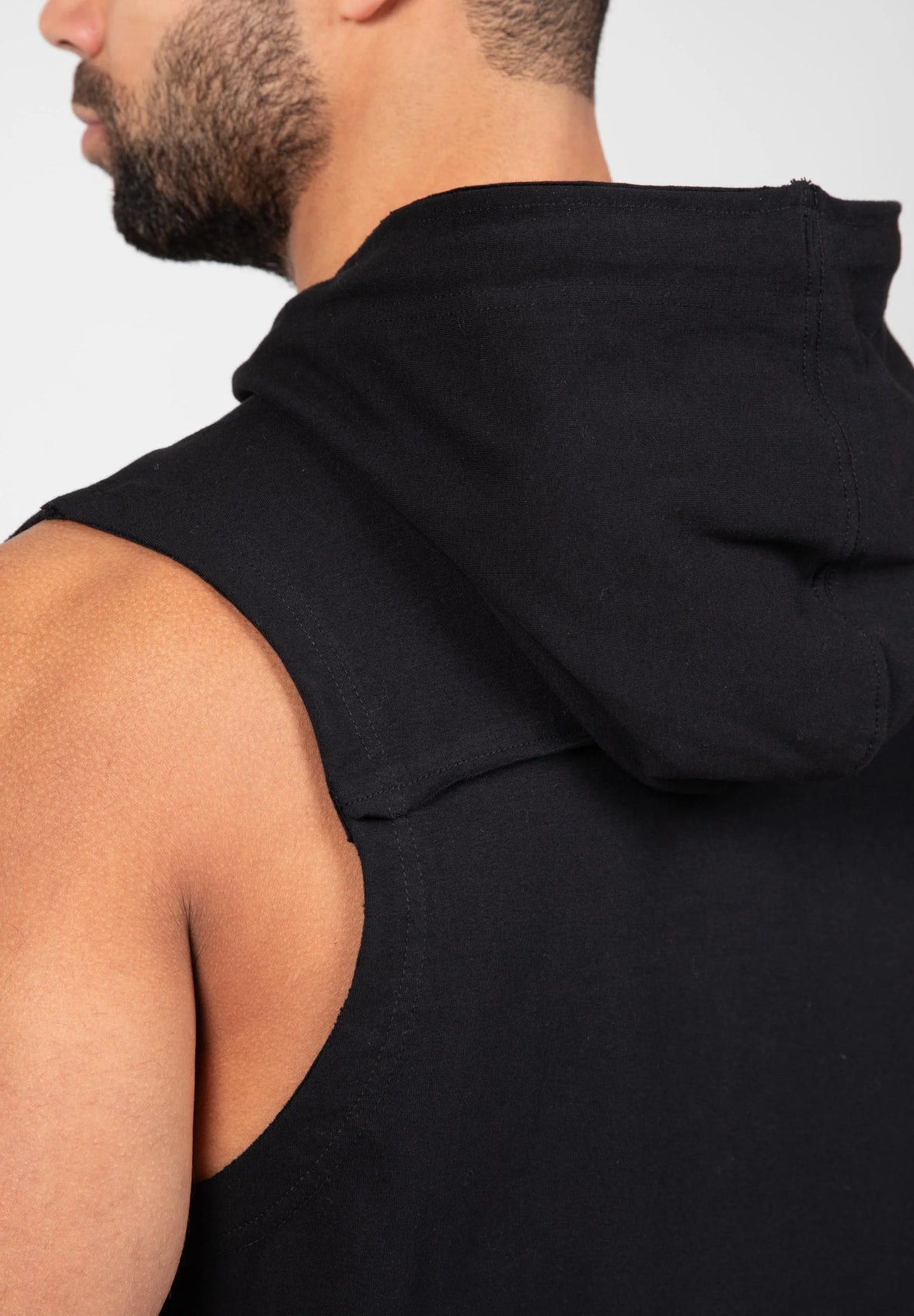 Gorilla Wear Chico SL Hooded T-Shirt - Schwarz