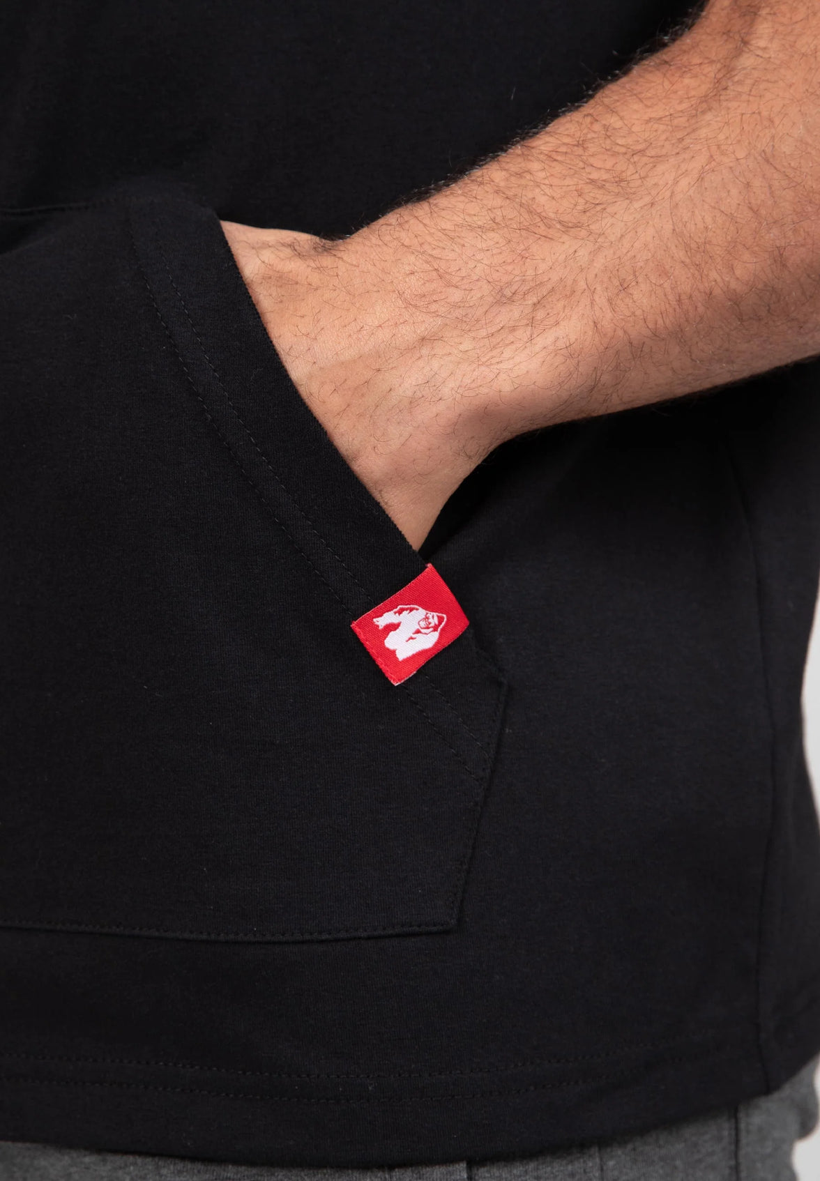 Gorilla Wear Chico SL Hooded T-Shirt - Schwarz