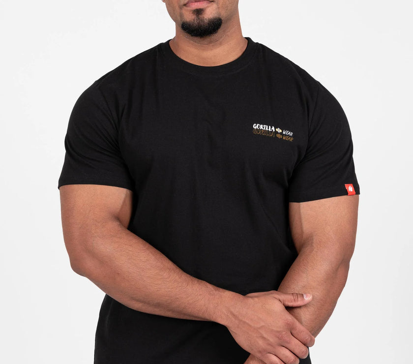 Gorilla Wear Santa Cruz T-Shirt - Schwarz