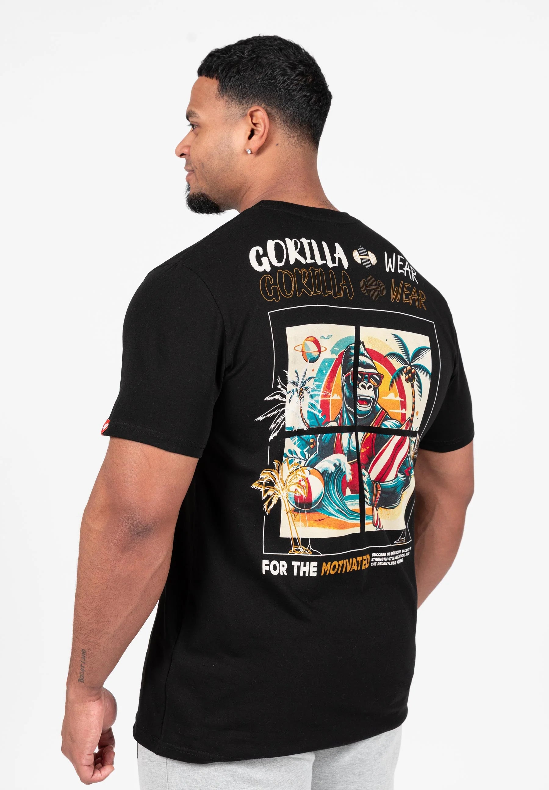 Gorilla Wear Santa Cruz T-Shirt - Schwarz