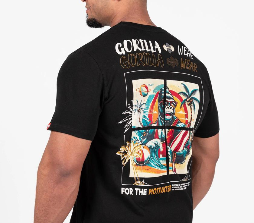 Gorilla Wear Santa Cruz T-Shirt - Schwarz