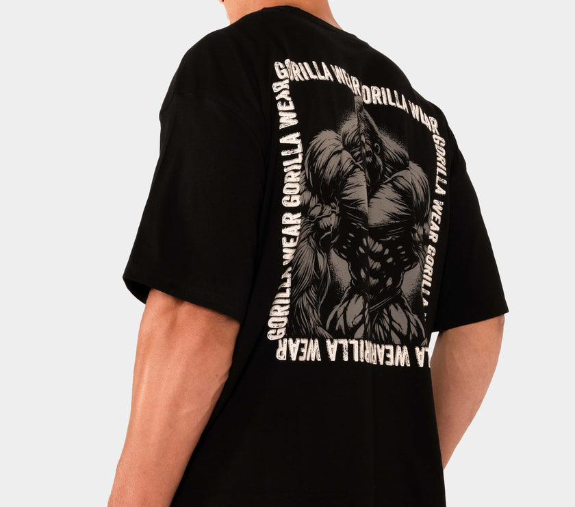 Gorilla Wear Philip Oversized T-Shirt - Black