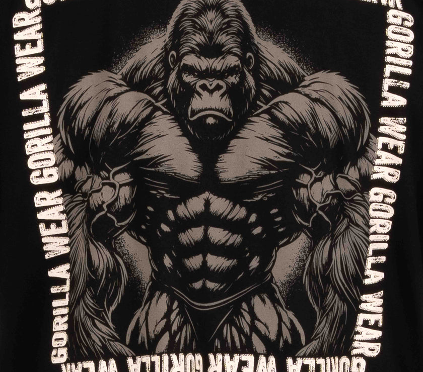 Gorilla Wear Philip Oversized T-Shirt - Black