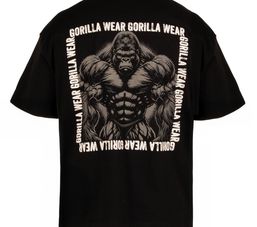Gorilla Wear Philip Oversized T-Shirt - Black