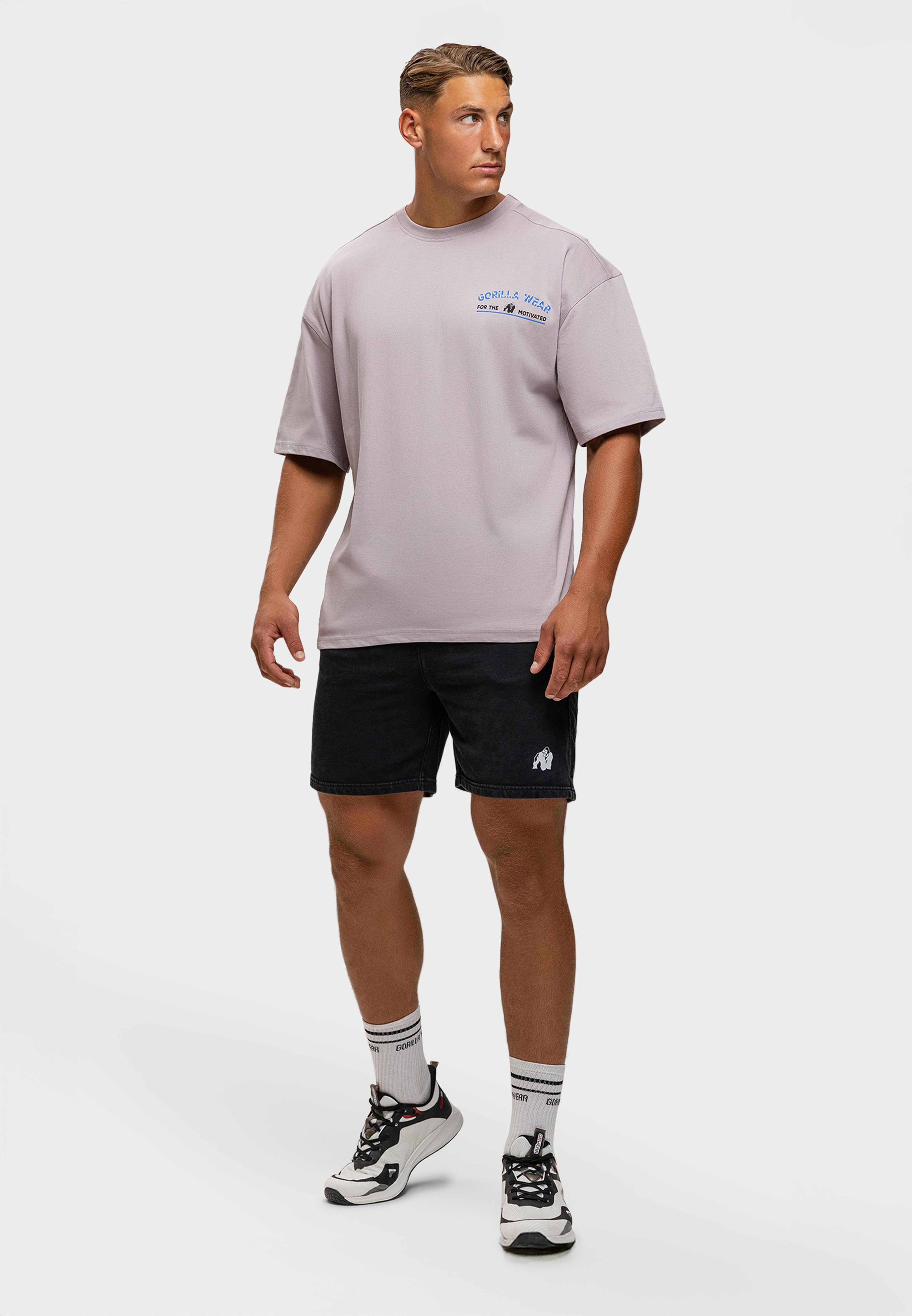 Gorilla Wear Macon Oversized T-Shirt - Grau