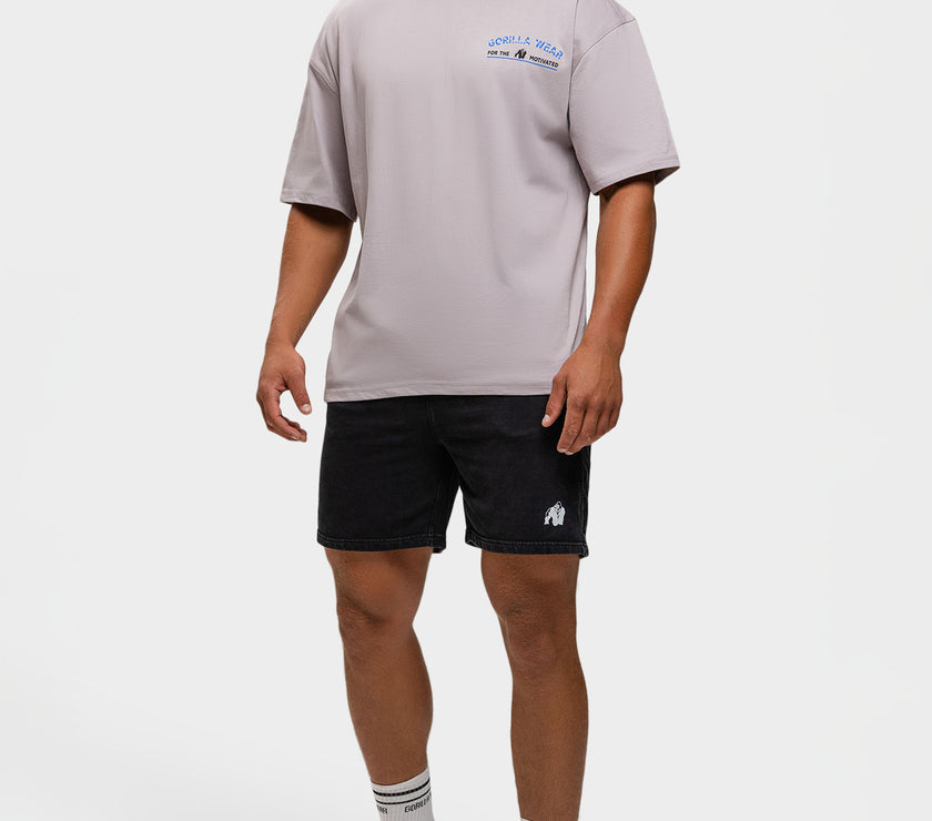 Gorilla Wear Macon Oversized T-Shirt - Grau