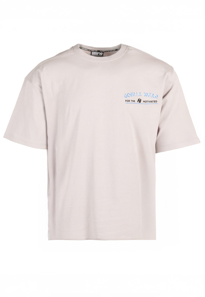 Gorilla Wear Macon Oversized T-Shirt - Grau