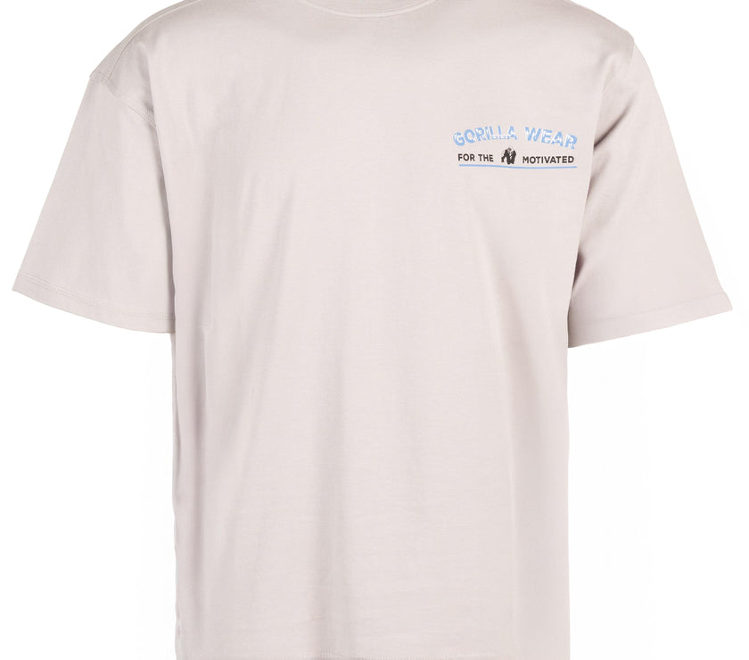 Gorilla Wear Macon Oversized T-Shirt - Grau