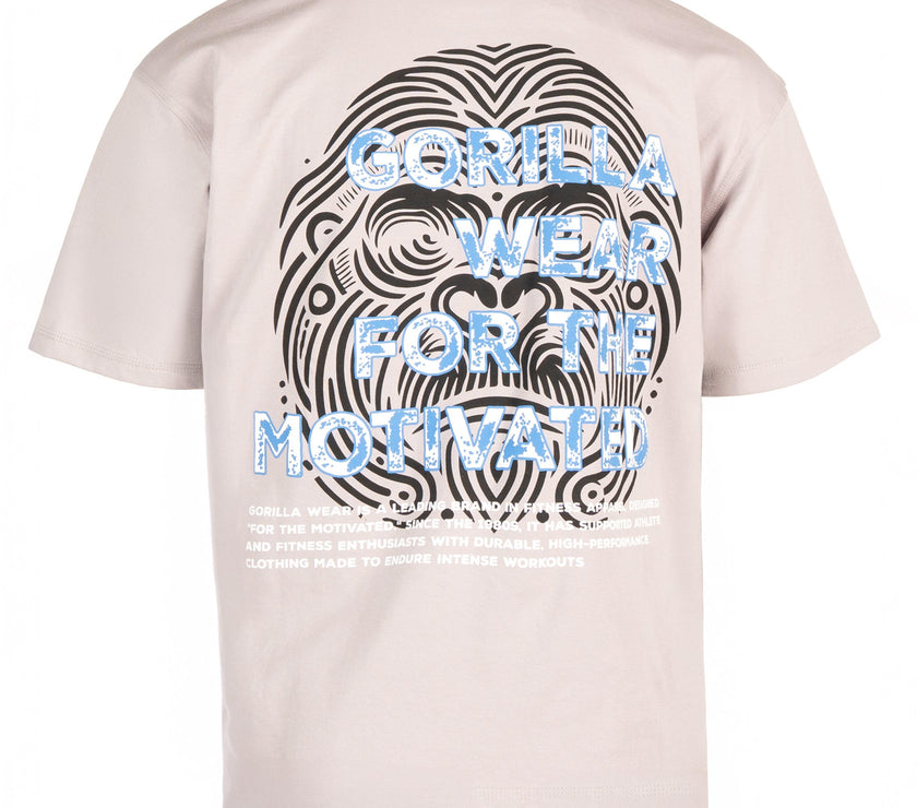 Gorilla Wear Macon Oversized T-Shirt - Grau