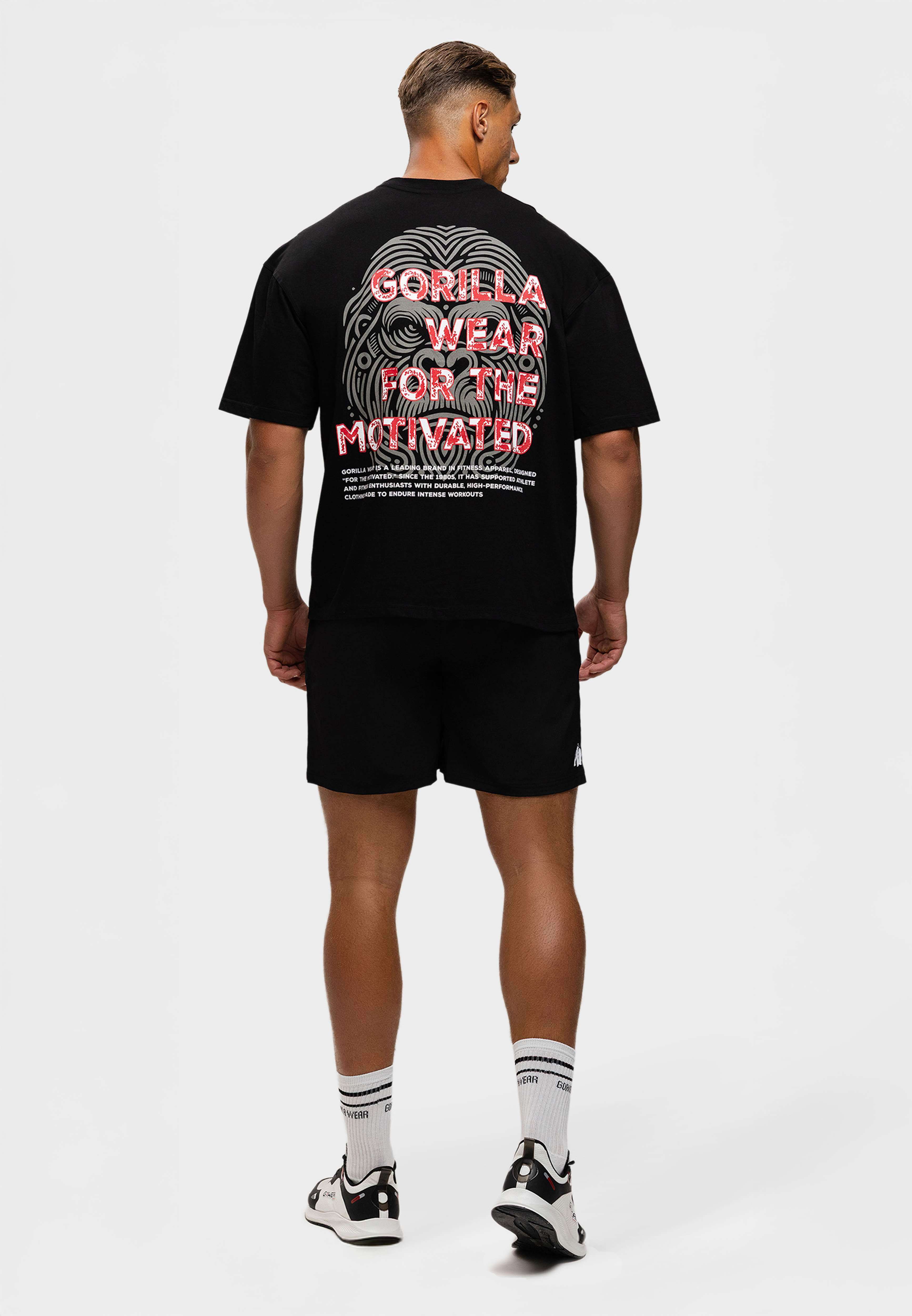 Gorilla Wear Macon Oversized T-Shirt - Black