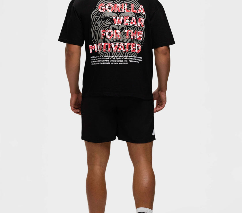 Gorilla Wear Macon Oversized T-Shirt - Black