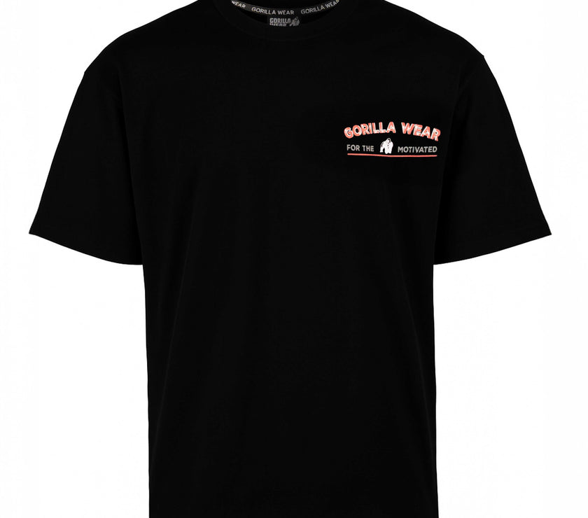 Gorilla Wear Macon Oversized T-Shirt - Black