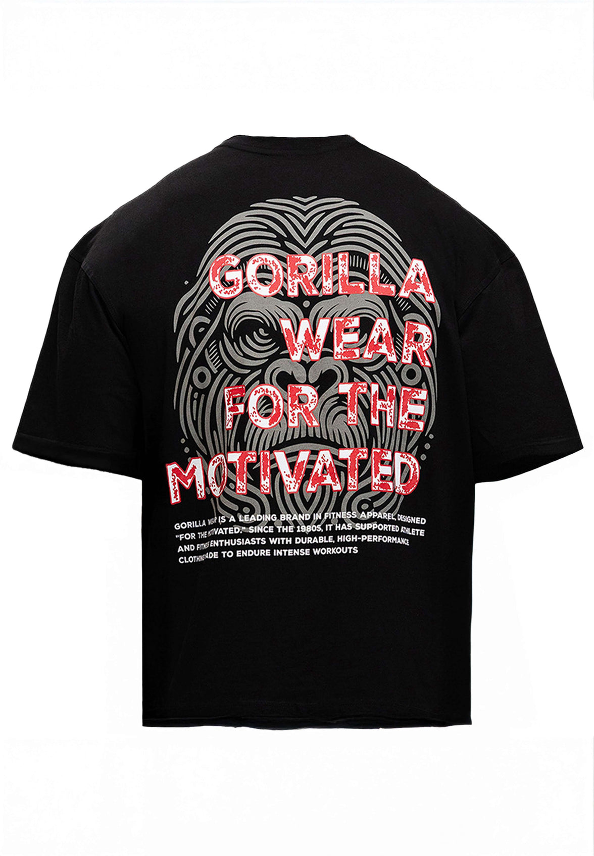 Gorilla Wear Macon Oversized T-Shirt - Black