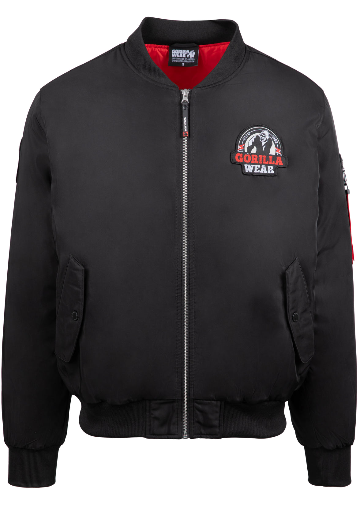 Gorilla Wear Covington Bomber Jacket - Schwarz