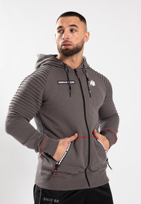 Gorilla Wear Georgia Zipped Hoodie - Grau